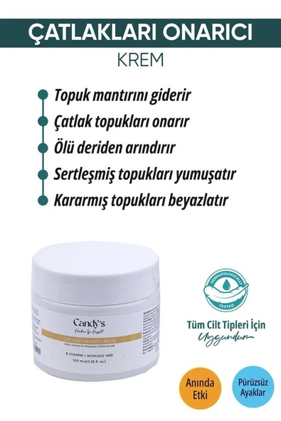 Candy's Çatlak Onarıcı Krem Crack Repair Cream 100 ml - 1