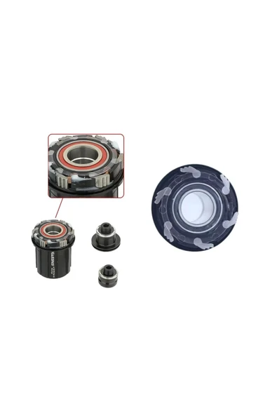 Hassns Pro 7 Rainbow Bisiklet Göbek Seti Arka Kaset Göbek Seti 32 Delik 6 Vida Qr Mandal - Resim 7