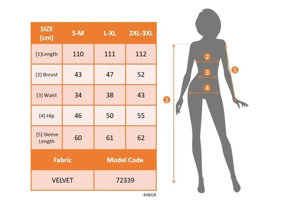 Lucky Life Kadın Uzun Kollu Kruvaze Yakalı Yandan Büzgülü Midi Kadife Elbise - Resim 4