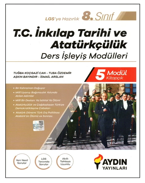Aydın 8. Sınıf İnkılap Tarihi ve Atatürkçülük Ders İşleyiş Modulleri - 1