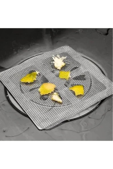 Mucit homeYapışkanlı Kullan At Lavabo Banyo Mutfak Duş Gider Saç Kıl Tüy Toplayıcı Tel Süzgeç - Resim 5