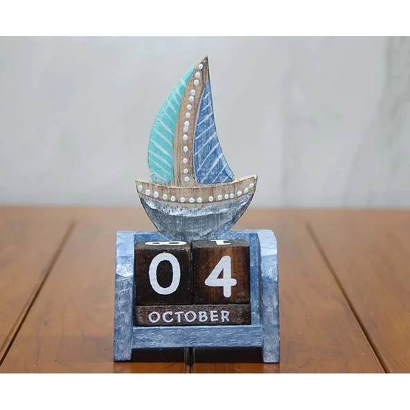 Ahşap Yelken Takvim ürün görseli 1