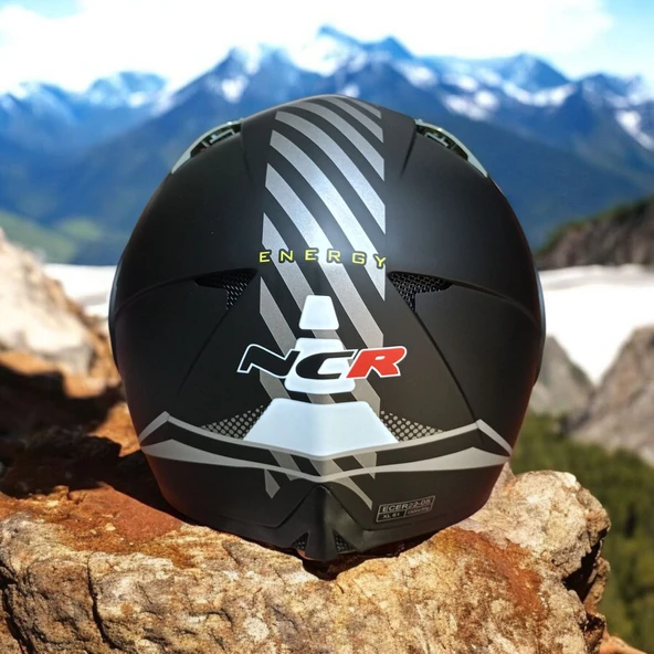 NCR-158 ÇENE AÇILIR GÖZLÜKLÜ E-CE BELGELİ KASK MONSTER - Resim 4