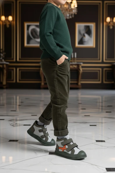 Muggo NEMO Çift Cırtlı Unısex Çocuk Bot - 10