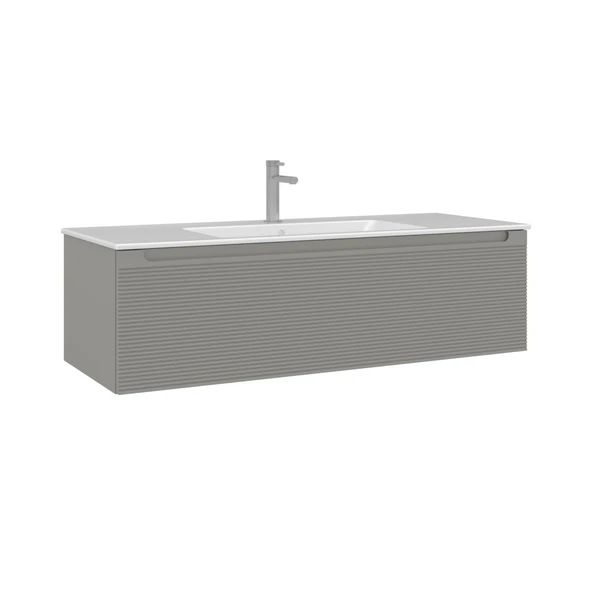 Orka Olbia 120 cm Mat Kaşmir Banyo Dolabı Alt Modül Lavabo ürün görseli