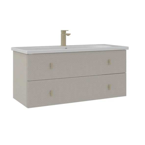 Orka Milazzo 100 cm Callisto Banyo Dolabı Alt Modül Lavabo ürün görseli