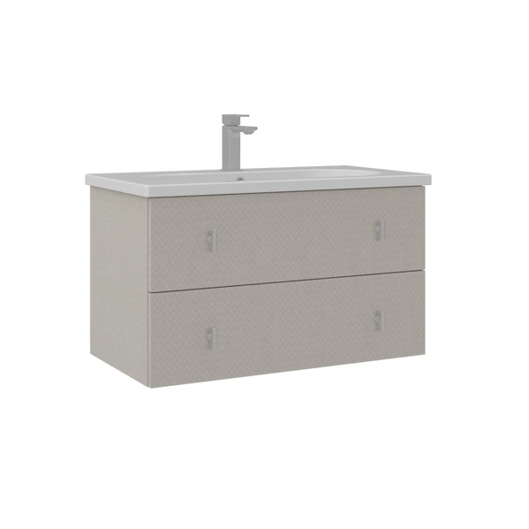 Orka Milazzo 80 cm Callisto Banyo Dolabı Takımı - Resim 2