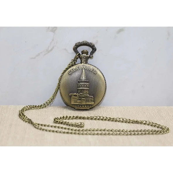 Galata Kulesi Tasarımı Köstekli Saat ürün görseli 1