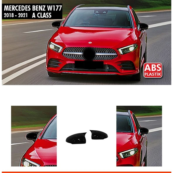 Mercedes Benz A Class W177 / 2018-2021 Uyumlu Batman Yarasa Ayna Kapağı ürün görseli