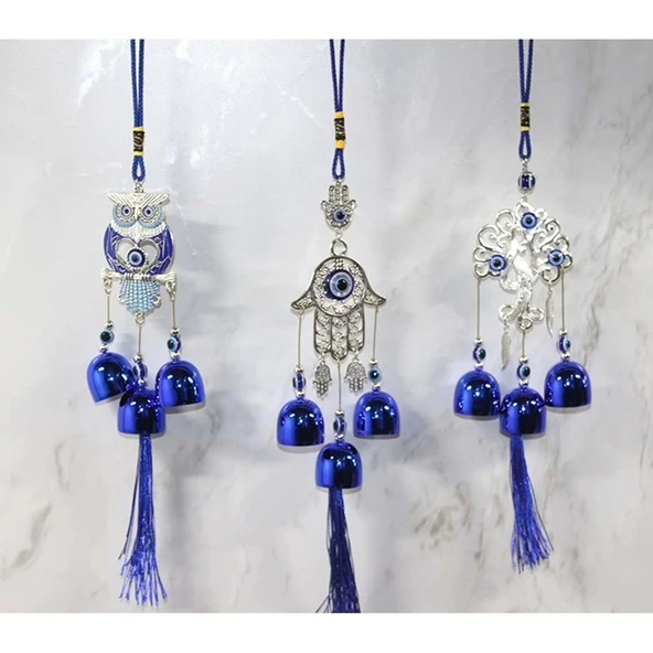 Metal Nazar Boncuğu Çan - Resim 2