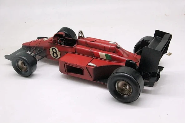 MDB Dekoratif Metal Yarış Arabası - Resim 2