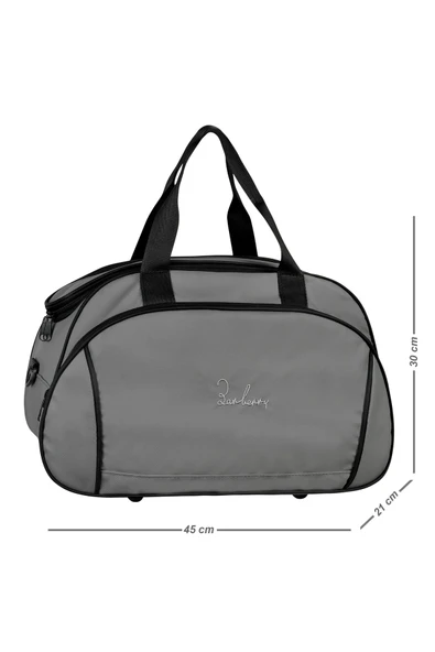 MDB EL VE OMUZ ASKILIKLI SPOR - SEYAHAT ÇANTASI GRİ ürün görseli