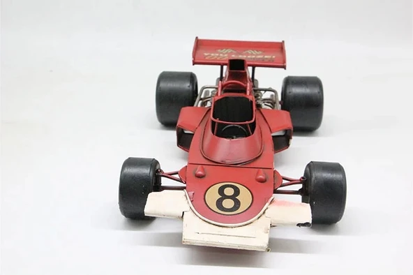 MDB Dekoratif Metal Yarış Arabası - Resim 4