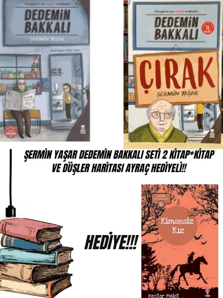 ŞERMİN YAŞAR DEDEMİN BAKKALI SETİ*KİTAP AYRACI VE HİKAYE KİTABI HEDİYELİ!!! ürün görseli