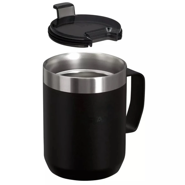 Stanley The Everyday Camp Mug 0.23L / 8oz Black 2.0 Termos AS1011444064 - 2