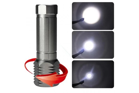 Küçük Güçlü Zoomlu EL Feneri ürün görseli