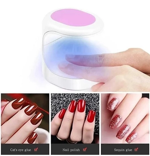 MDB Protez Tırnak Kalıcı Oje Mini Uv-led 16watt/3led Kurutucu - Resim 2