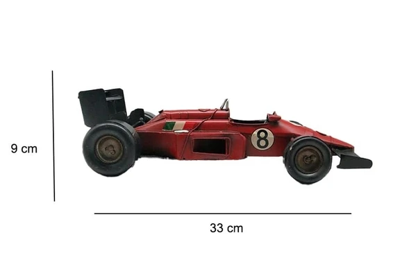 MDB Dekoratif Metal Yarış Arabası ürün görseli