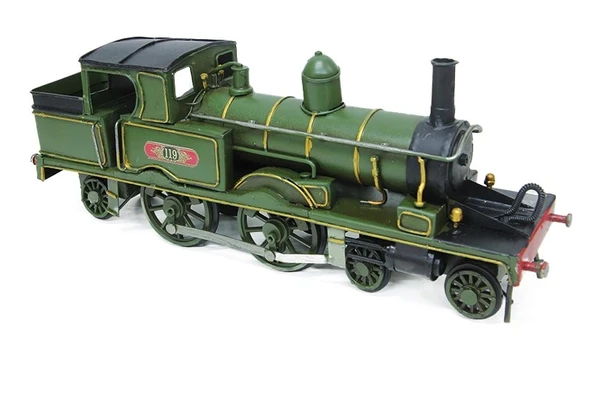 MDB Dekoratif Metal Lokomotif - Resim 2