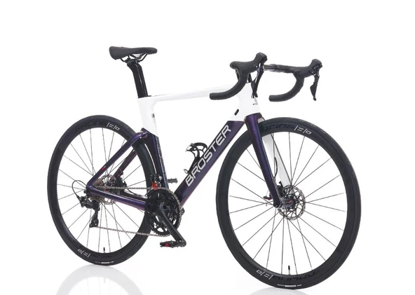 Broster Aero CR-4000 105 set Full Karbon 54 cm Yol Yarış Bisikleti Parlak Gri ürün görseli