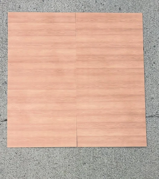 Shiny Açık Kahverengi Ahşap Desen 60x30cm Yapışkanlı Mutfak Banyo Kaplama Duvar Paneli Kağıdı TX-108 - Resim 4