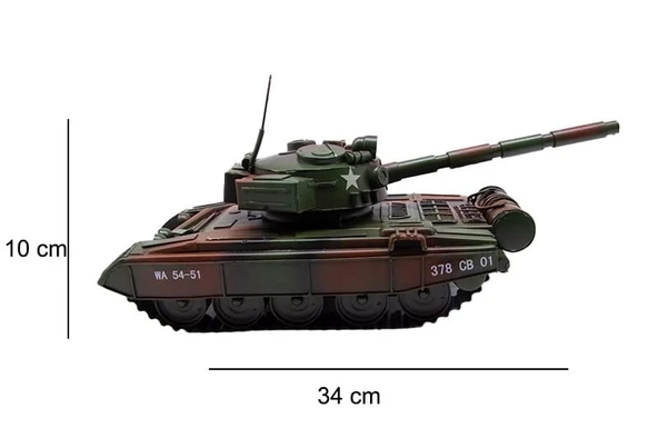 MDB Dekoratif Metal Tank ürün görseli