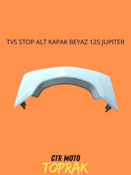 TVS Jupiter 125 Stop Alt Kapak Beyaz – Arka Panel Gövde Kaporta Parçası ürün görseli 1
