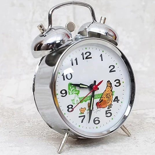 MDB Nostaljik Kurmalı Horozlu Çalar Saat Büyük Boy - Resim 2