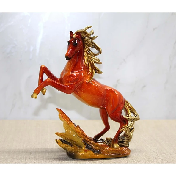 MDB Polyester Şahlanmış At Figürü ürün görseli 1