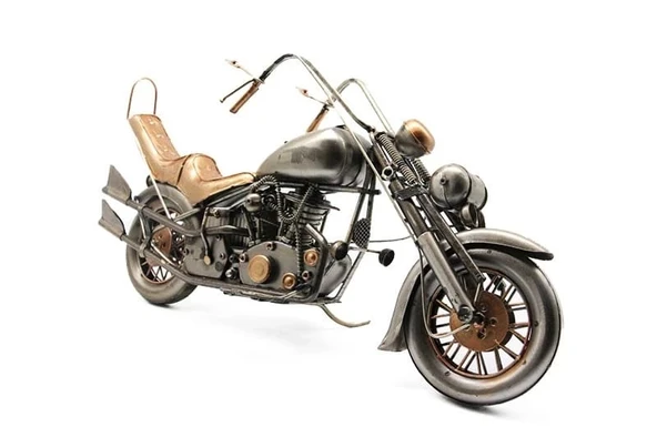 MDB Dekoratif Metal Motorsiklet - Resim 2