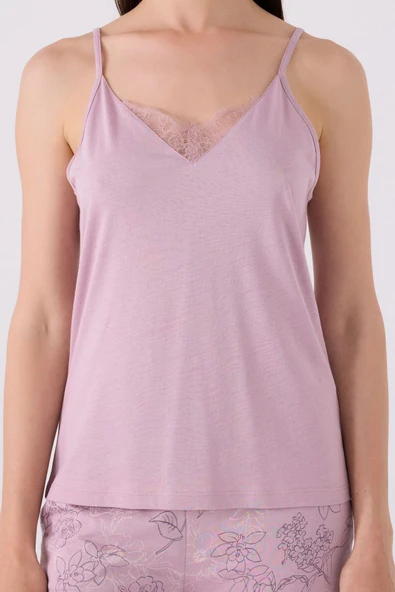 Pierre Cardin Kadın Sabahlıklı Uzun Kol İp Askılı Dantelli 3'lü Pijama Takım - 6