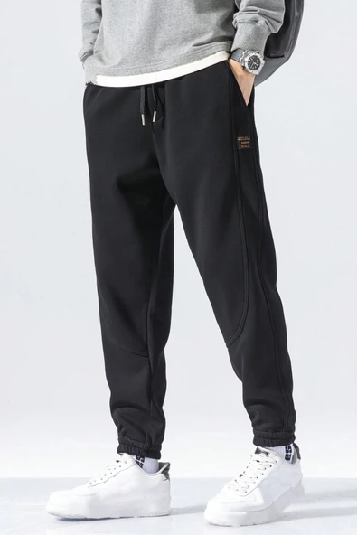 Genıus Store Erkek Eşofman İçi Polarlı Bağcıklı Bel Jogger Spor Eşofman Altı SPOR-ESF001 - Resim 9