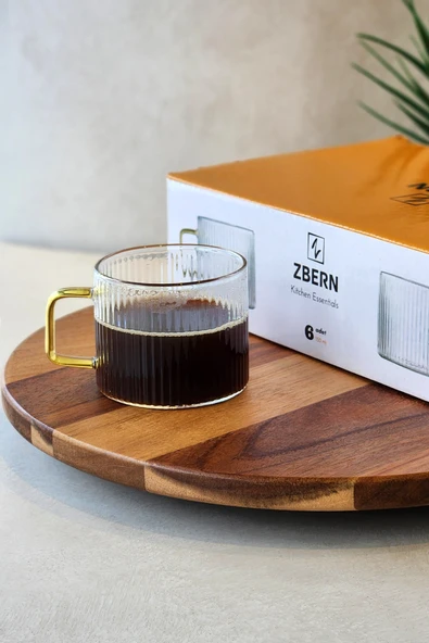 6'LI DESENLİ KUPA -150 ML - Resim 2