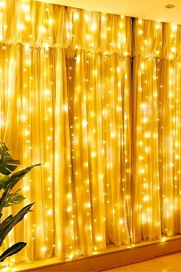 MDB Peri Perde Led Uzaktan Kumandalı 3x3 Metre ürün görseli 1