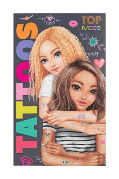 TOP Model Çocuk Geçici Dövme Seti – 4 Sayfa Renkli Su ile Transfer Tattoo Sticker Kit - 3