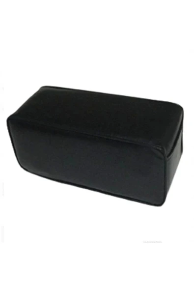 Araba Oto Kolçak Her Araca Uygun Taraftar Sünger Kolçak Kol Dayama Siyah Deri Siyah Kenar ürün görseli 1