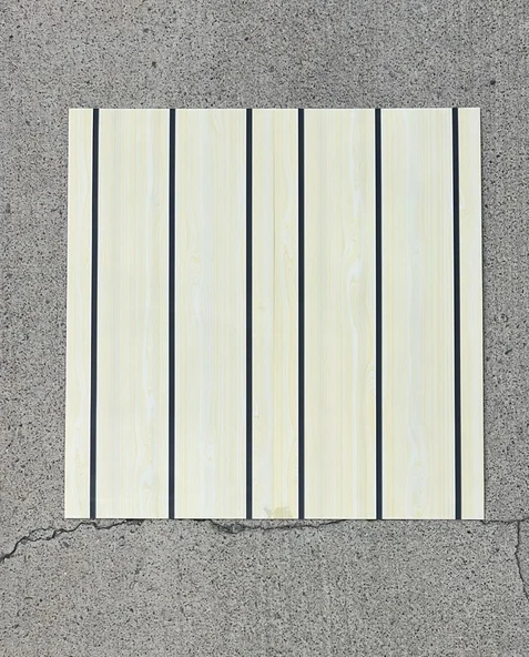 Shiny Krem Lambiri Desenli 60x30cm Yapışkanlı Mutfak Banyo Kaplama Duvar Paneli Kağıdı TX-114 - 4