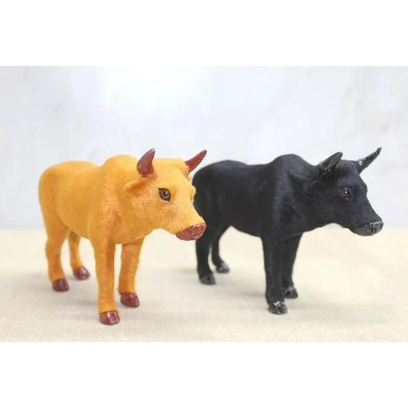 Tüylü Boğa Figürü - Resim 2