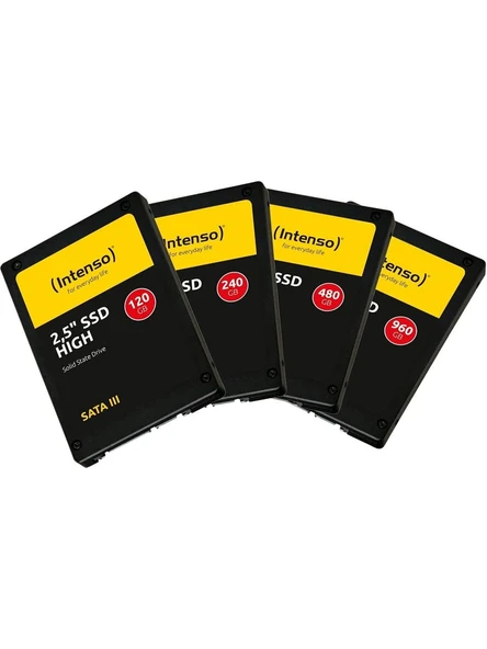 Intenso 480GB INTENSO 3813450 2.5" 520/480MB/s SSD - Resim 3