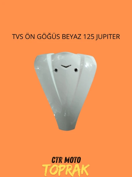 TVS Jupiter 125 Ön Göğüs Beyaz – Parlak Kaporta Gövde Paneli Scooter Uyumlu ürün görseli 1