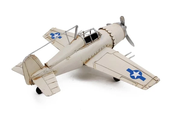 MDB Dekoratif Metal Uçak - Resim 3