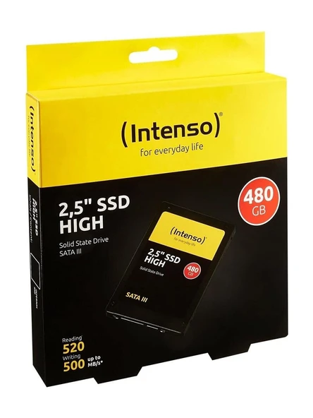 Intenso 480GB INTENSO 3813450 2.5" 520/480MB/s SSD - Resim 2