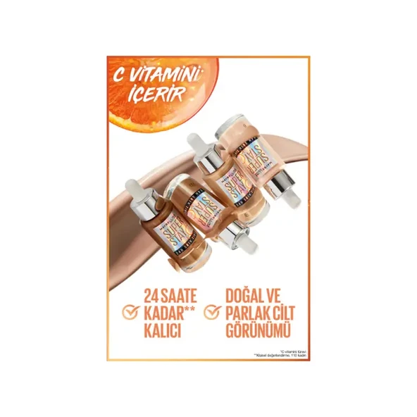 Maybelline New York Super Stay Skin Tint Fondöten - 21 - Resim 4
