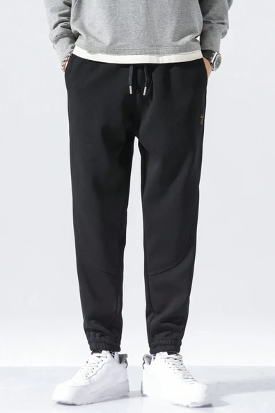 Genıus Store Erkek Eşofman İçi Polarlı Bağcıklı Bel Jogger Spor Eşofman Altı SPOR-ESF001 - Resim 11