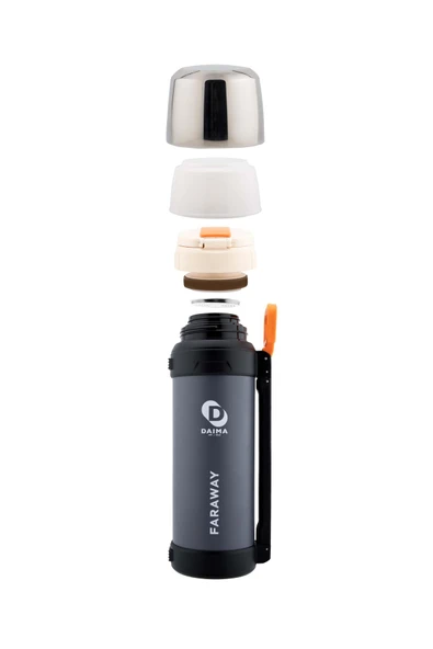 Daima Faraway Termos Gri 2500 Ml - 3