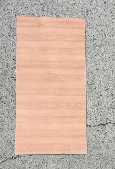 Shiny Açık Kahverengi Ahşap Desen 60x30cm Yapışkanlı Mutfak Banyo Kaplama Duvar Paneli Kağıdı TX-108 - Resim 5