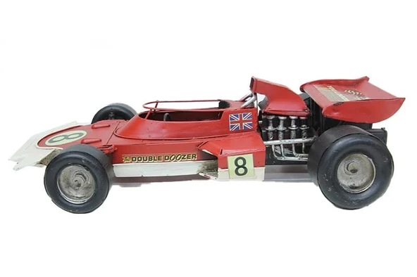 MDB Dekoratif Metal Yarış Arabası - Resim 3