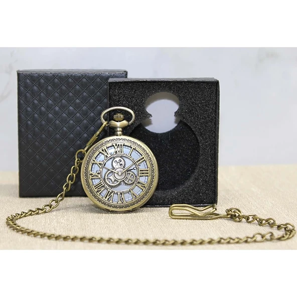 MDB Özel Kutulu Antik Köstekli Saat - Resim 2