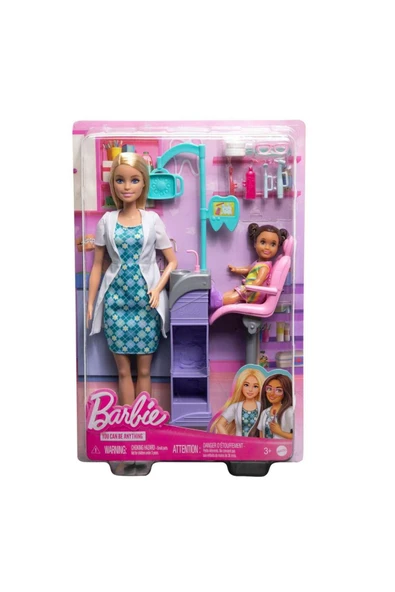 Barbie Diş Doktoru Bebek Ve Oyun Seti Hkt69 - 5