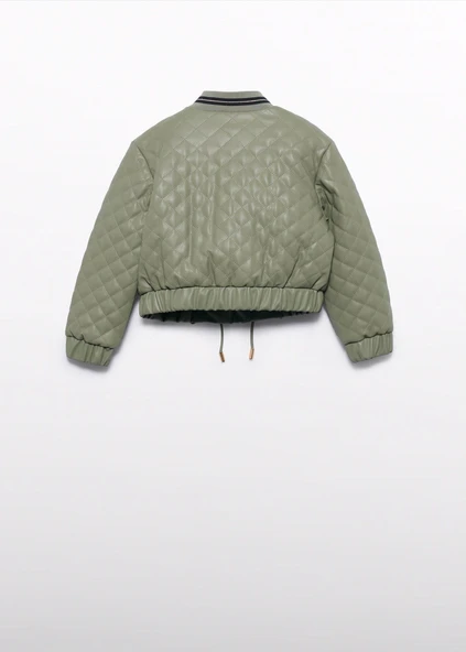 Mayoral Abel&Lula Kız Çocuk Kapitone Deri Ceket - 3